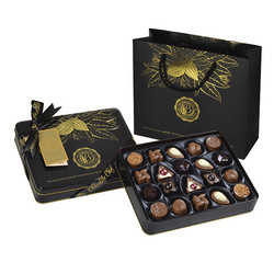 Продуктови Категории Шоколади Bolci Gold&Black Ръчно изработени пралини в красива метална кутия 250 гр